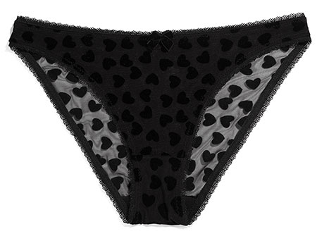 Figi damskie serduszka