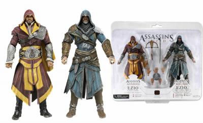 ASSASSINS CREED 2-PACK EZIO AUDITORE EXCLU - 18 CM
