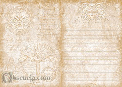 Necronomicon Diary Gothic Writing Journal by Vargo