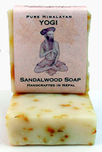 SANDAŁOWE MYDŁO Z ASHWAGHANDA I SZAFRANEM - JOGA