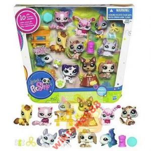 LITTLEST PET SHOP ZESTAW 10 FIGUREK prezent