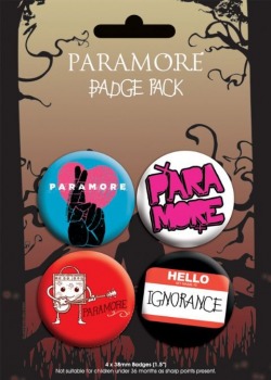 Przypinki Paramore