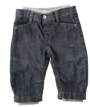 Mock Rib Waist Jersey Lined Jean (18-24mths)