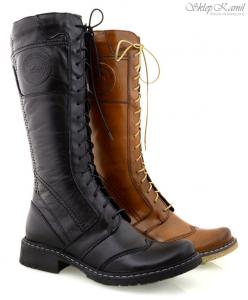 Trzewiki NIK~ Oficerki Zima ~Sznurowane 41( 0125