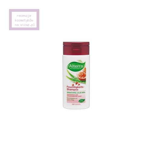 Rossmann, Alterra, Feuchtigkeits - Shampoo Granatapfel & Aloe Vera (Szampon nawilżający do włosów suchych i zniszczonych `Granat i aloes`)