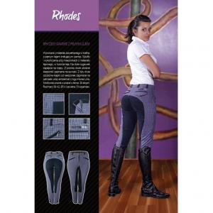 Bryczesy damskie w kratkę - Horse Line.