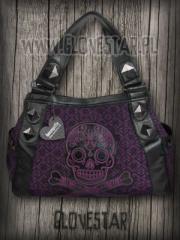 torba LOUNGEFLY sugar skull fiolet