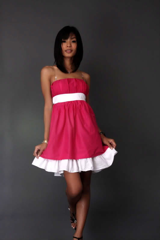 Różowa sukienka ;)