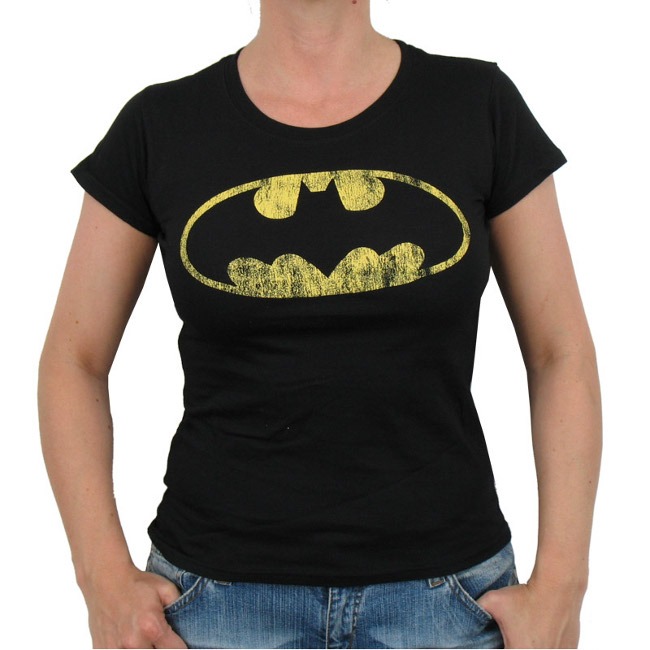 bluzeczka dziewczęca BATMAN - DISTRESSED SHIELD