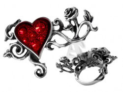 Alchemy Gothic, pierścień BED OF BLOOD ROSES