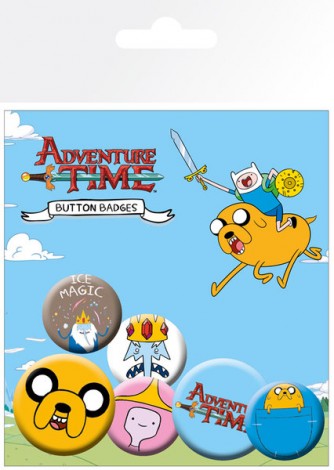 Przypinki Adventure Time