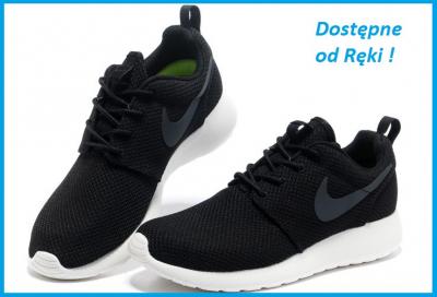 Nike Roshe Run 39/40 Czarne Damskie OD RĘKI - PL