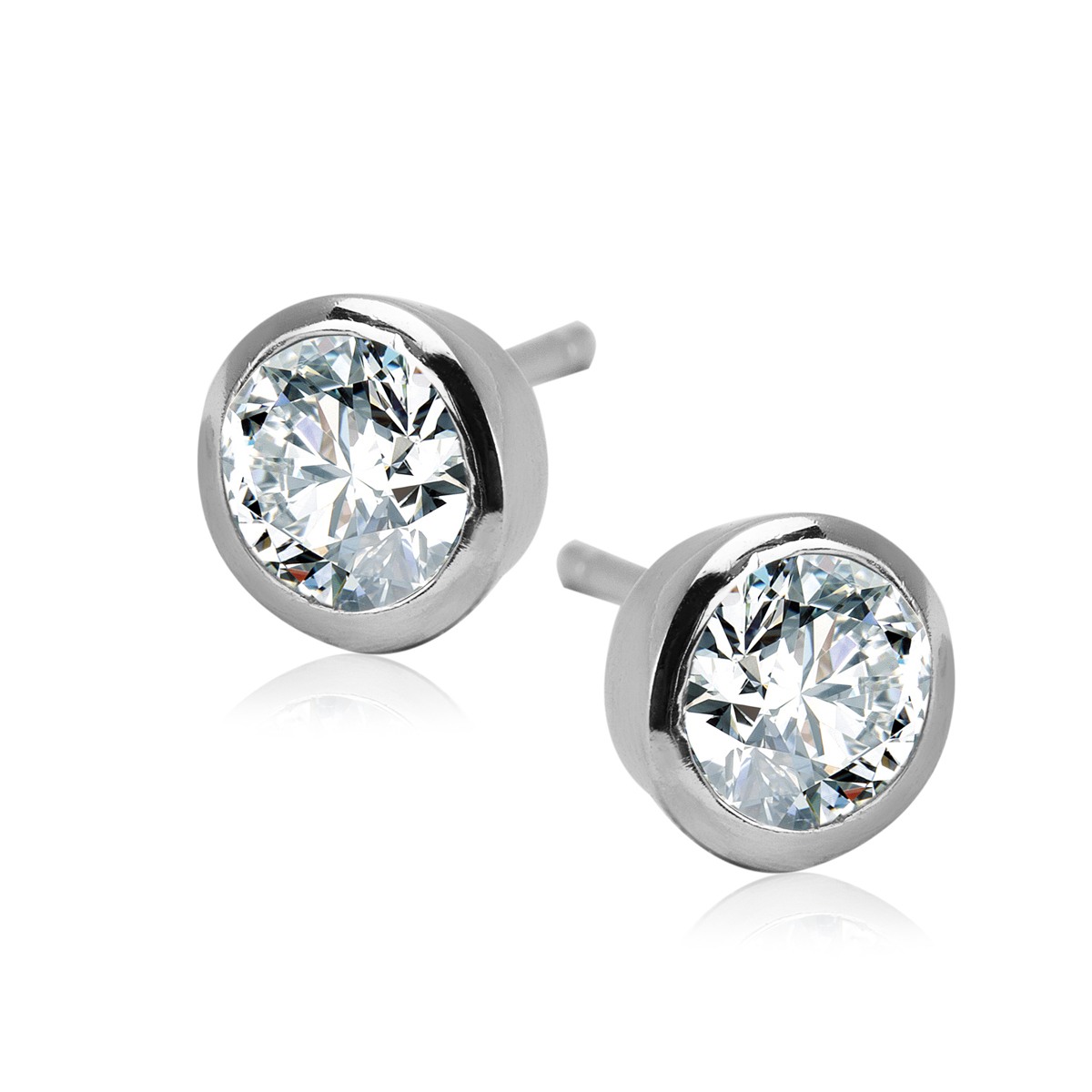 Srebrne kolczyki YES