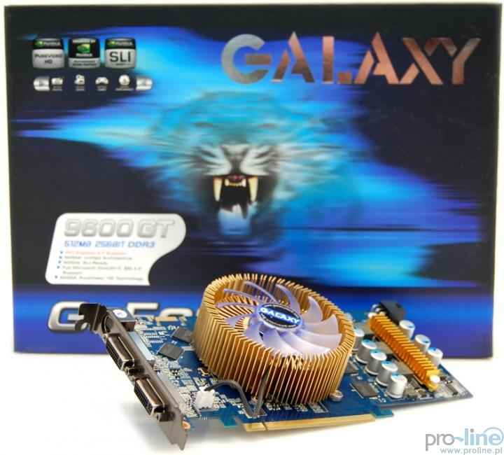 Galaxy GF 9600GT 512MB DDR3 256Bit PCI-E