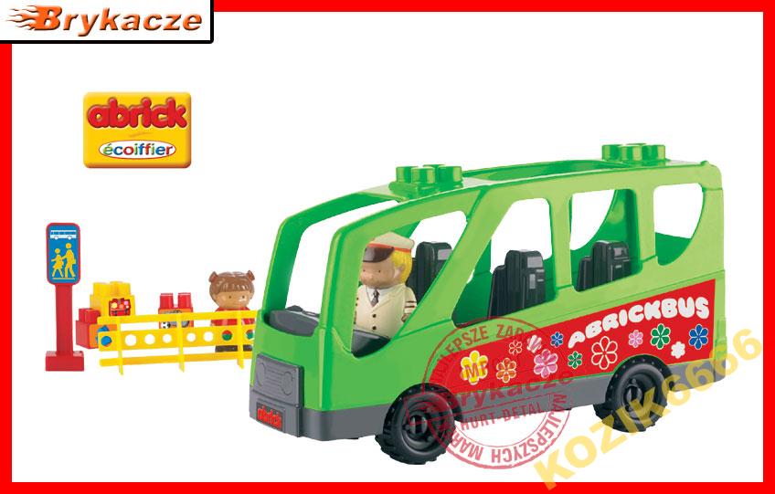 SMOBY Abrick Klocki Zestaw AUTOBUS TURYSTYCZNY