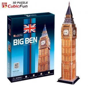 Puzzle 3D CubicFun - Zegar Big Ben