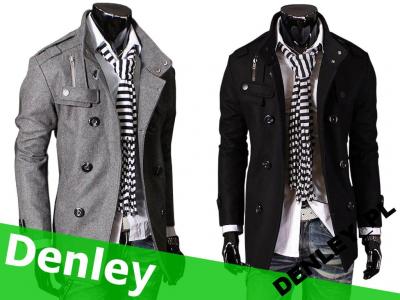 G1903 MĘSKI PŁASZCZ KURTKA CASUAL OD DENLEY_PL_M