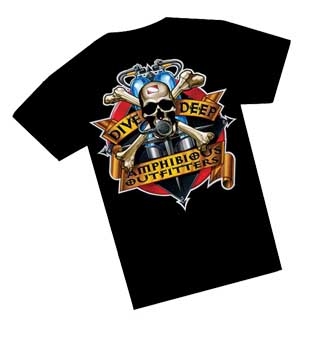 T-Shirt Deep Skull - Amphibious Outfitters
