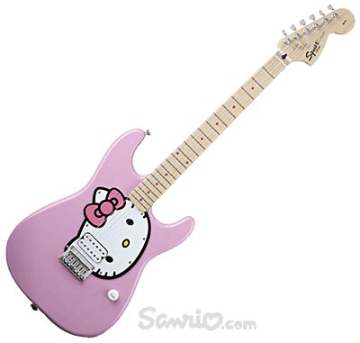 Gitara z Hello Kitty