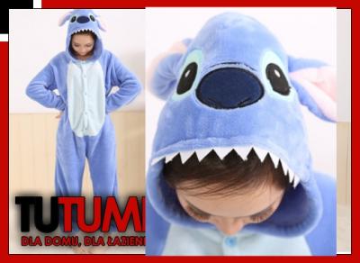 Przebranie piżama BLUE STITCH KIGURUMI -  L